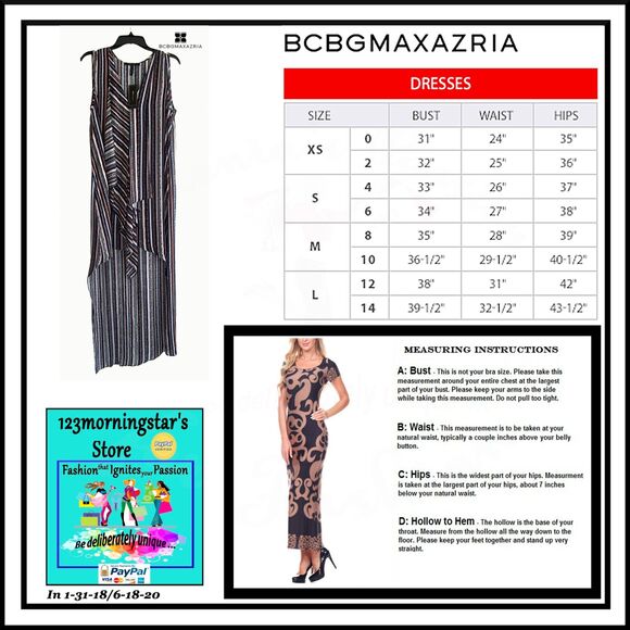BCBGMAXARZRIA NEW TARA Stripe Cascading Ruffles Sleeveless Hi Lo Maxi Dress M - Picture 12 of 12